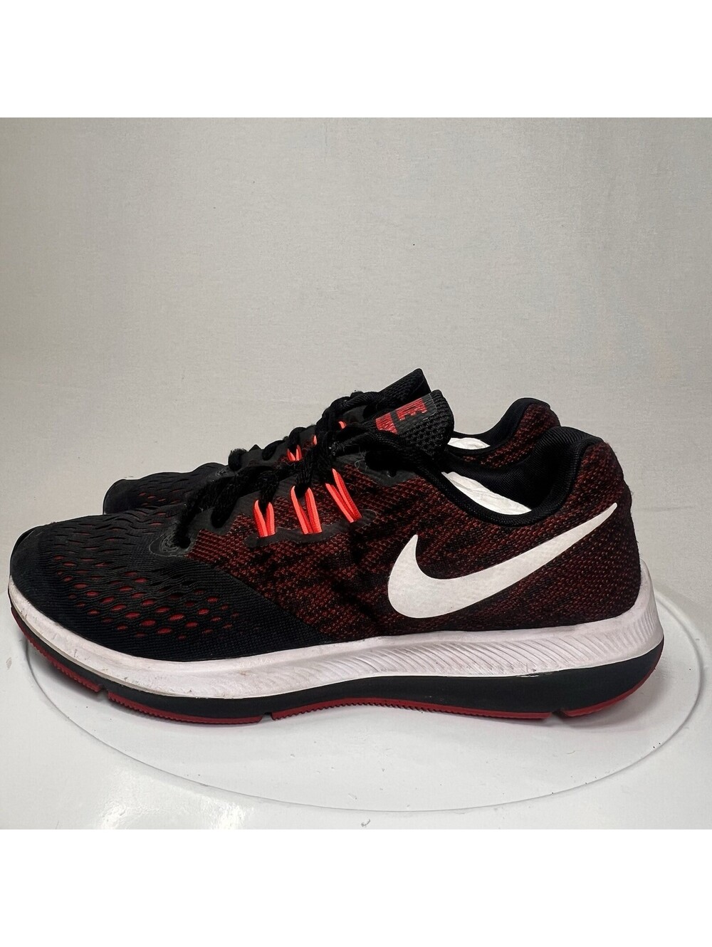 Nike Zoom Winflo 4 Shoes Men’s Size 8 Black Red Running Sneakers 898466-006